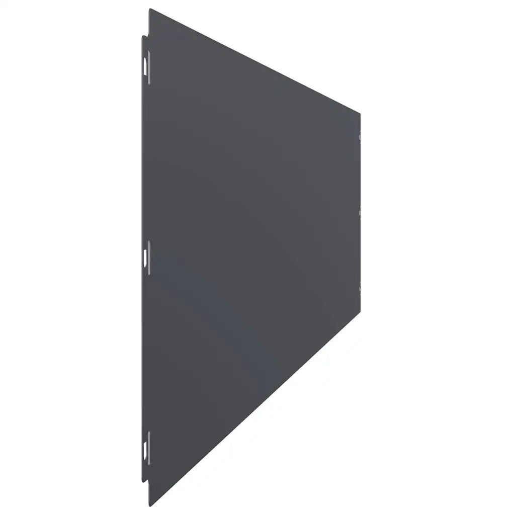 Bordure per Prato 20 pz Antracite Acciaio Laminato a Freddo