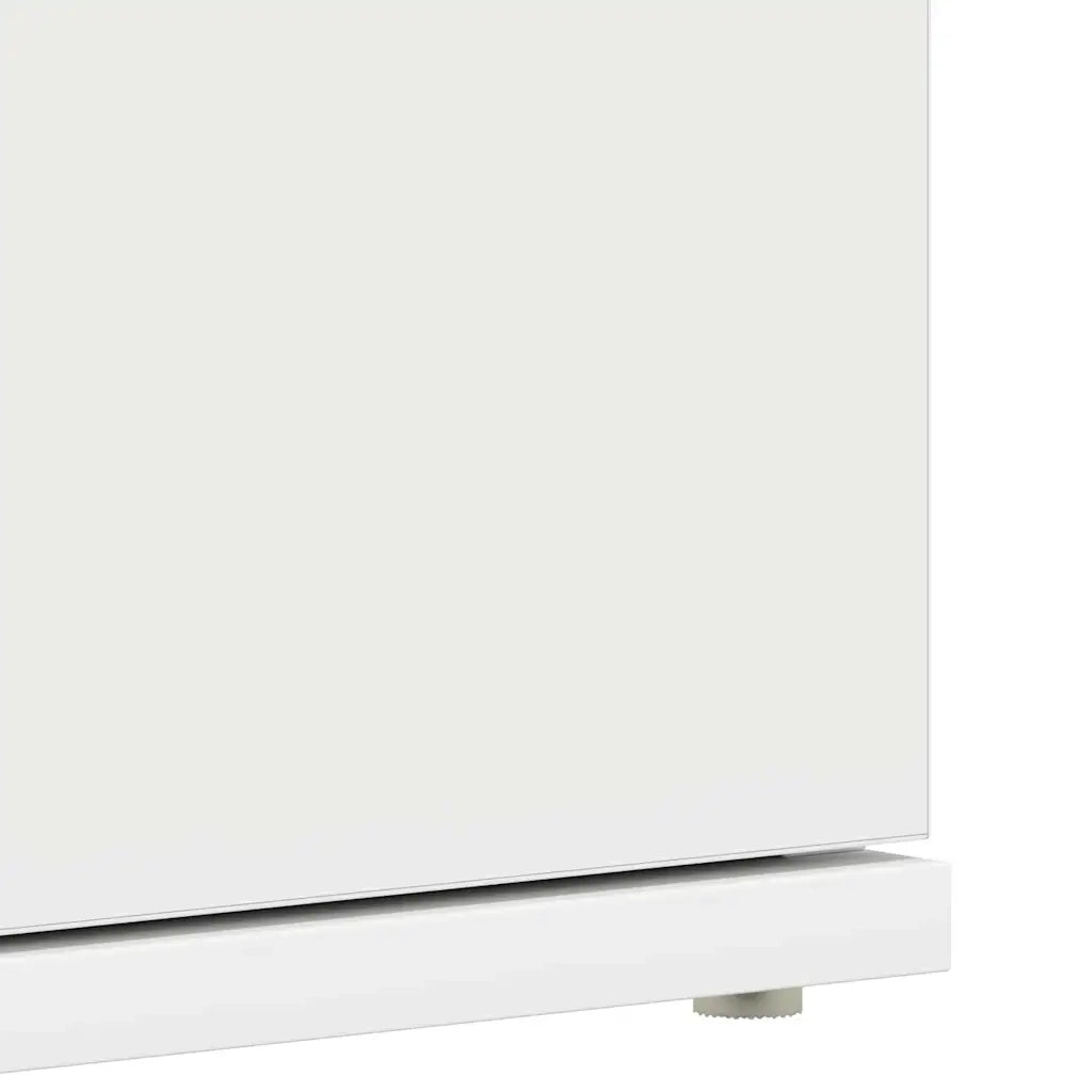 Mobile per scarpe-Scarpiera Bianco 80 x 39 x 178 cm Legno multistrato