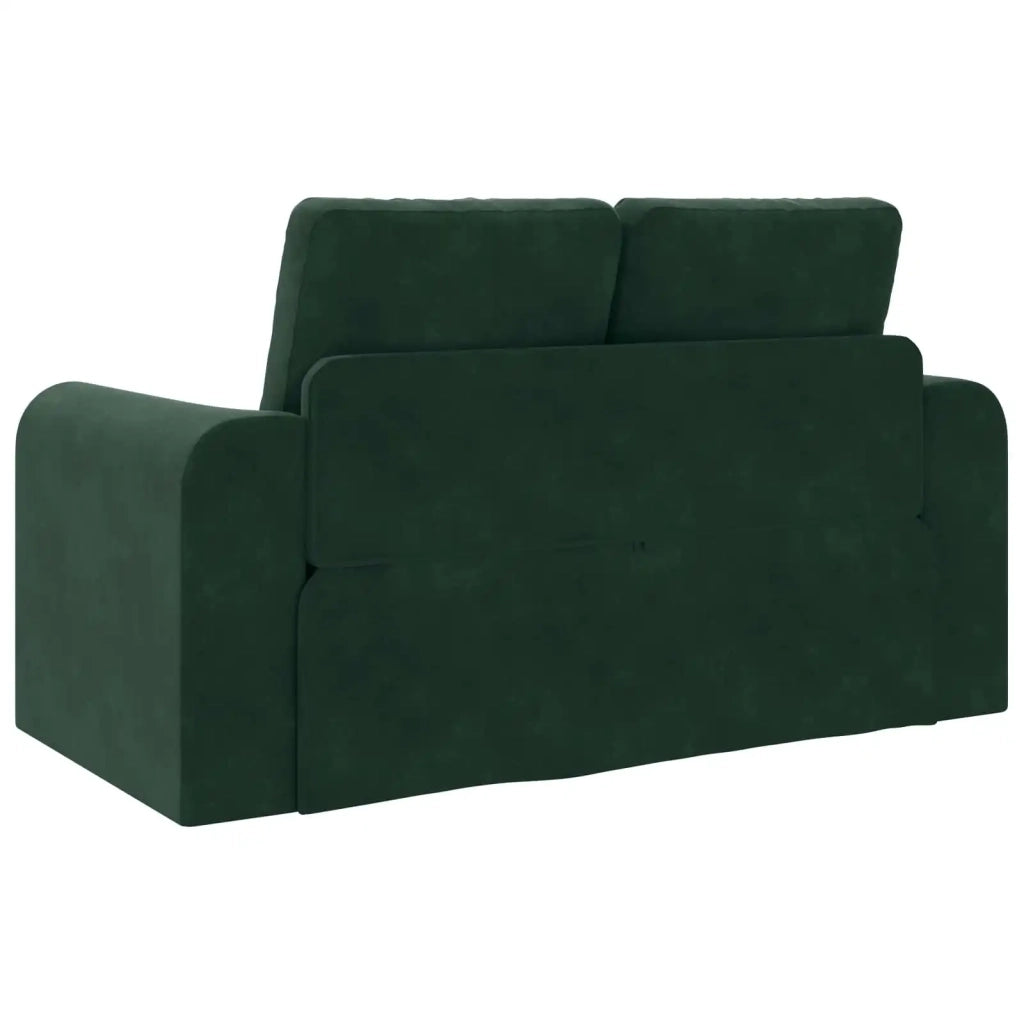 Divano letto Verde Scuro 148 x 71 x 83 cm Velluto 4106686
