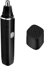 Trimmer per naso e orecchio elettrico, 6000 tpm, piastra per sopracciglia senza dolore, per uomo e donna (nero)