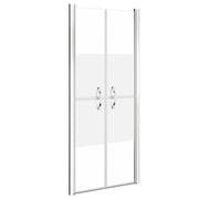 Porta doccia porta per box doccia accessorio per bagno parete doccia arredamento per la casa ESG semi-satinato 91 x 190 cm 02_0001995