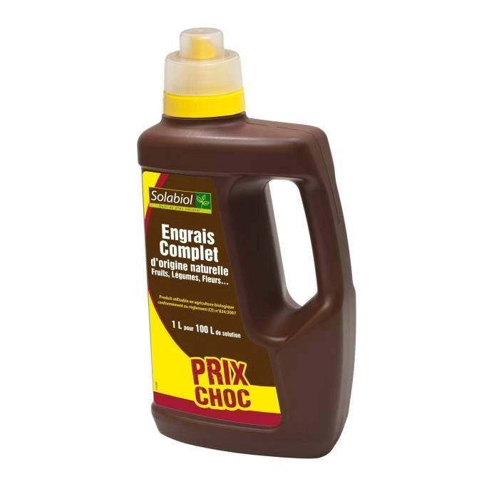 SOLABIOL - Fertilizzante liquido completo - Prezzo di shock - Tanica da 1L - UAB