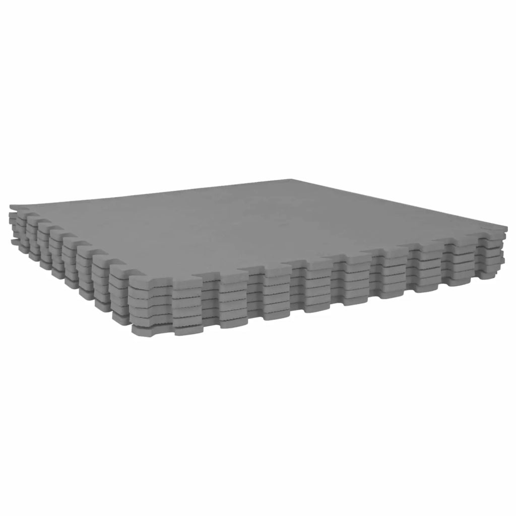 Tappetino per piscina 40 pcs Grigio 14,4 m² Schiuma EVA 3433295