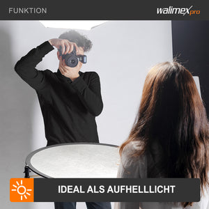 Riflettore pieghevole oro/argento, Ø107cm