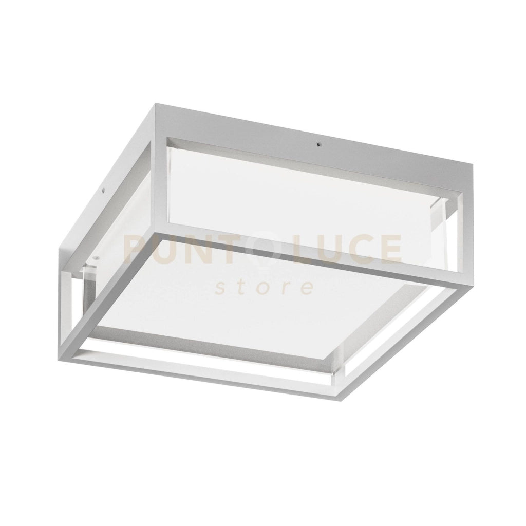 GES2090- APPLIQUE LED 3000-4000-5000K 1200-1340-1330LM 20W BIANCO IP65 ALLUMINIO E METACRILATO