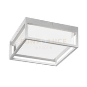 GES2090- APPLIQUE LED 3000-4000-5000K 1200-1340-1330LM 20W BIANCO IP65 ALLUMINIO E METACRILATO