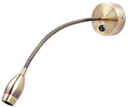 Lampada da parete, lettore LED con funzione di regolazione della luminosità, adatta per camper, furgoni, caravane e camion.