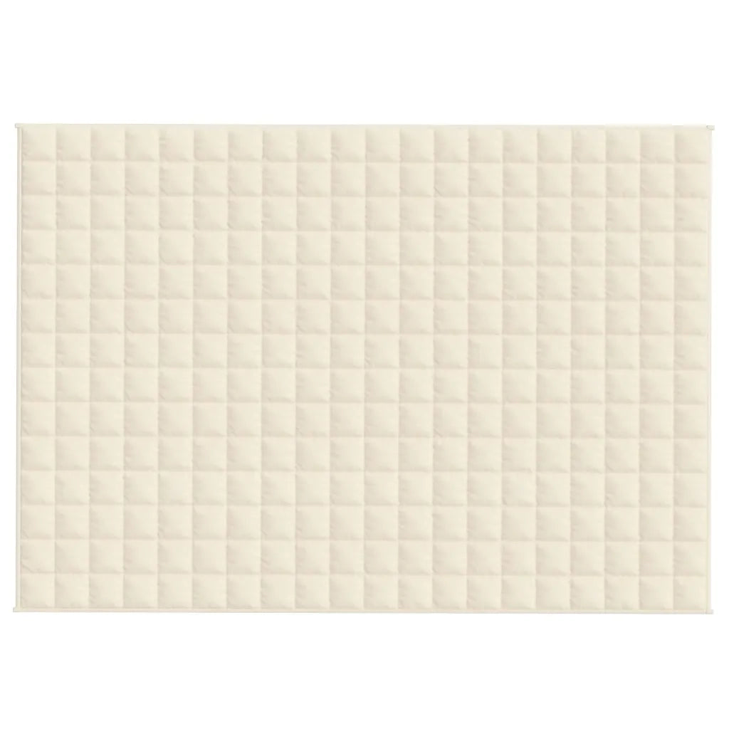 Coperta Ponderata Crema Chiaro 135x200 cm 6 kg Tessuto