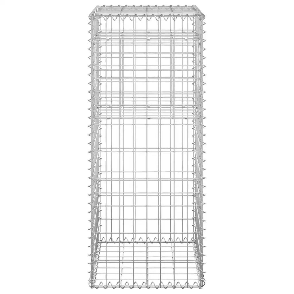 Cesti a Gabbione a Torre 2 pz 40x40x100 cm in Ferro 151261