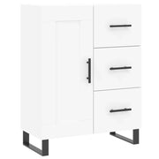 Credenza | Madia | Buffet da pranzo | Armadio da pranzo Bianca 69,5x34x90 cm in Legno Multistrato
