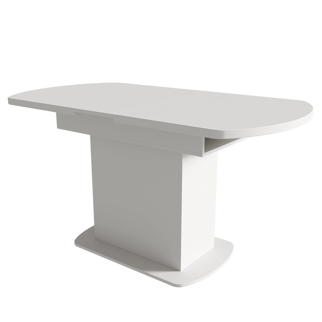 Tavolo da Pranzo Ovale Allungabile ¨C MINIMAL ¨C Bianco, 110/130x70x75 cm