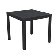 Tavolo alluminio sullivan antracite quadro cm 80x80h75