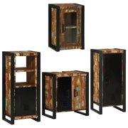Set di mobili per il bagno 4 pcs Legno massello riciclato 3305701