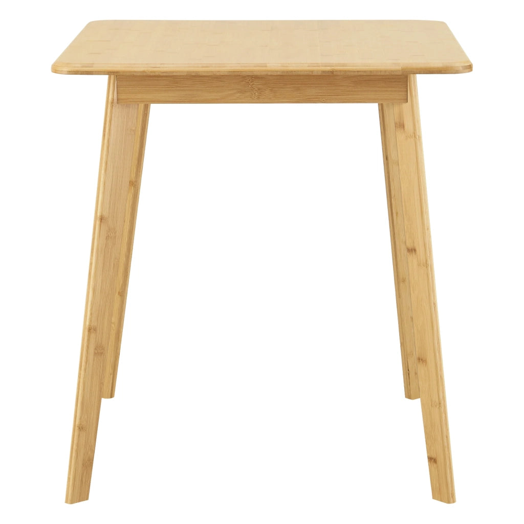 Tavolo da pranzo quadrato per 2 persone 75 x 70 x 70 cm bambù 03_0008698