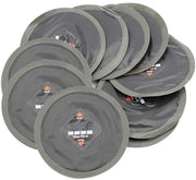 Kit di riparazione pneumatici universale 10 pezzi - gomma naturale - patch universale - diametro 90 mm - adesivo forte - leggero e pratico - riparazione di perdite