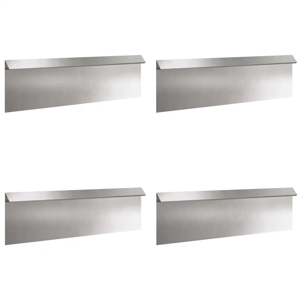 Recinzioni per lumache 8 pcs Argento Acciaio inossidabile
