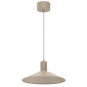 Lampada sospesa minimal Nox 1 luce GU10 beige Luminex