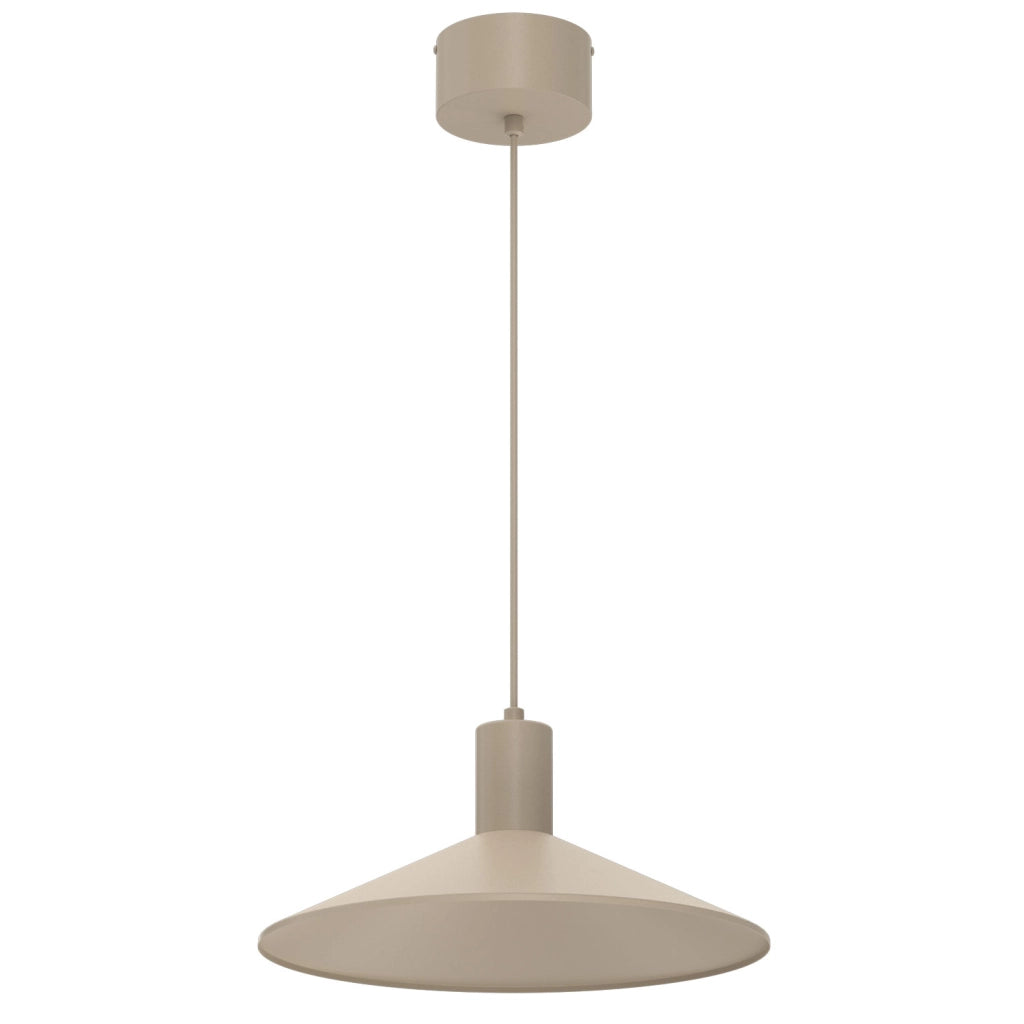 Lampada sospesa minimal Nox 1 luce GU10 beige Luminex