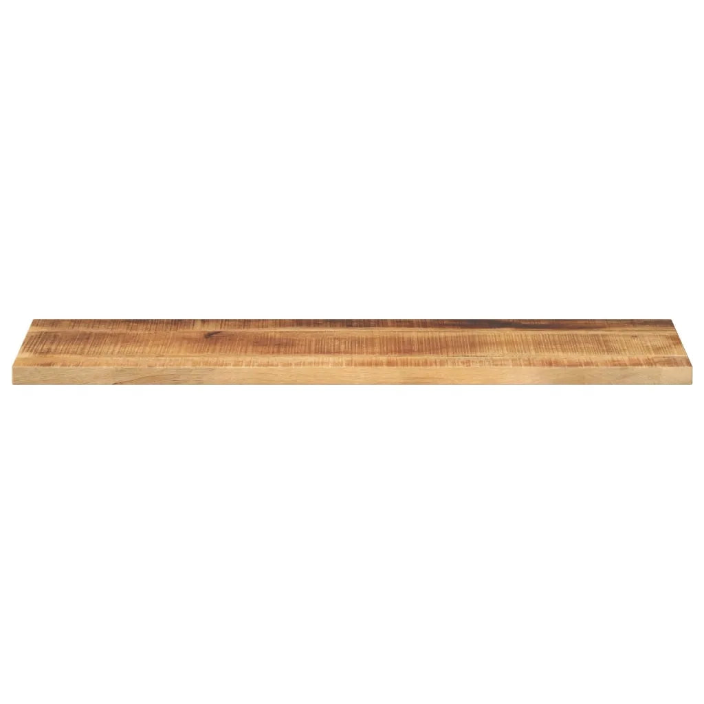 Piano per Tavolo 100x40x2,5cm Rettangolare Legno Mango Grezzo 371309