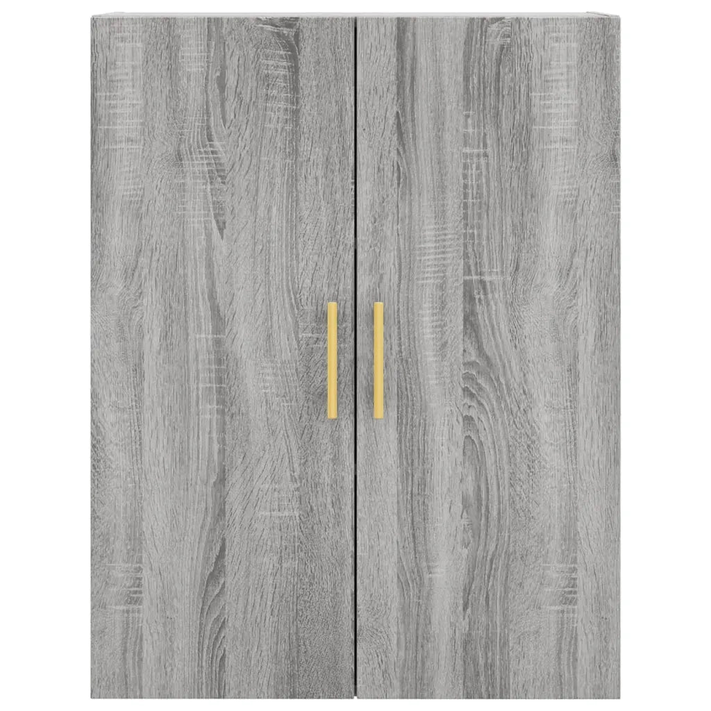 Credenza-Buffet-Armadio da cucina Grigio Sonoma 69,5x34x180 cm in Legno Multistrato 121793