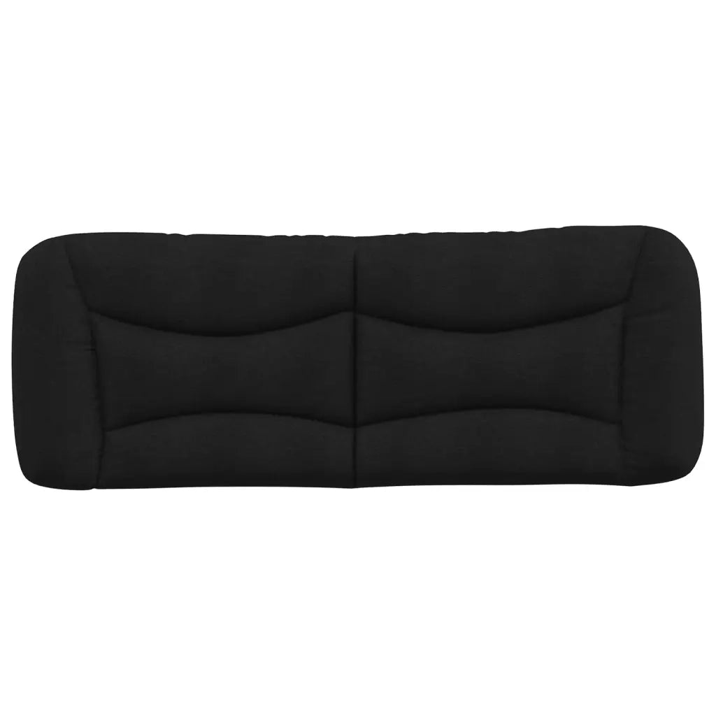 Cuscino Testiera Hvar Nero 140 cm in Tessuto CFW7488288