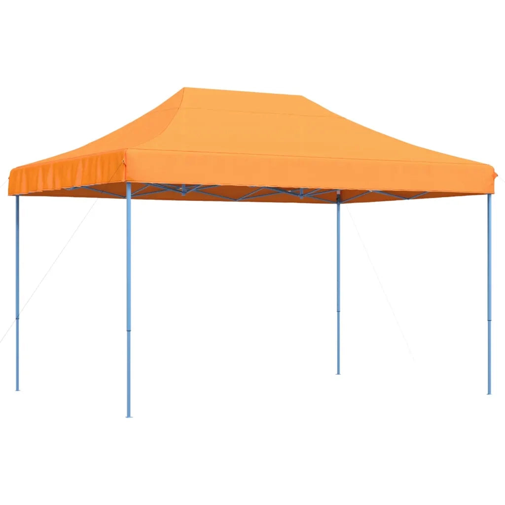 Tenda da Festa Pieghevole Pop-Up - Gazebo Arancione 410x279x315 cm