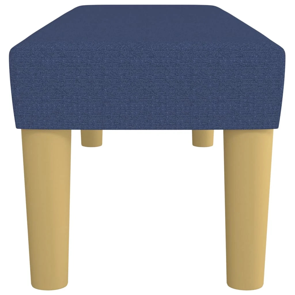 Mobile panca/soggiorno per camera da letto soggiorno o sala da pranzo 100 x 30 x 30 cm tessuto blu 02_0010551
