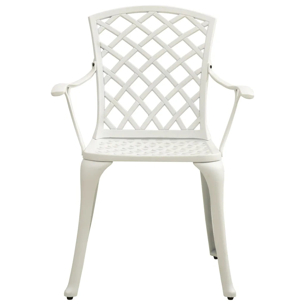 Set da Bistrot 5 pz in Alluminio Pressofuso Bianco 3070615