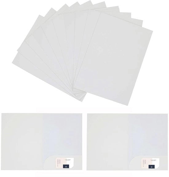 Presentazione A4 in carta kraft di 350g/m², cartellino A4 con tasche per documenti, cartellino per certificato, cartellino per ufficio, conferenza, affari, 310 x 220mm (12,1)