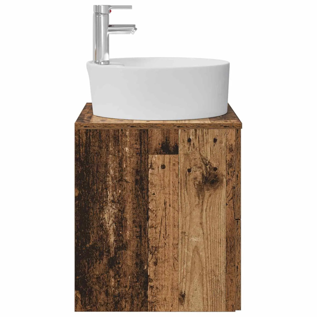 Mobile Lavabo da Parete Legno antico 49,5 x 44,5 x 65 cm 890300