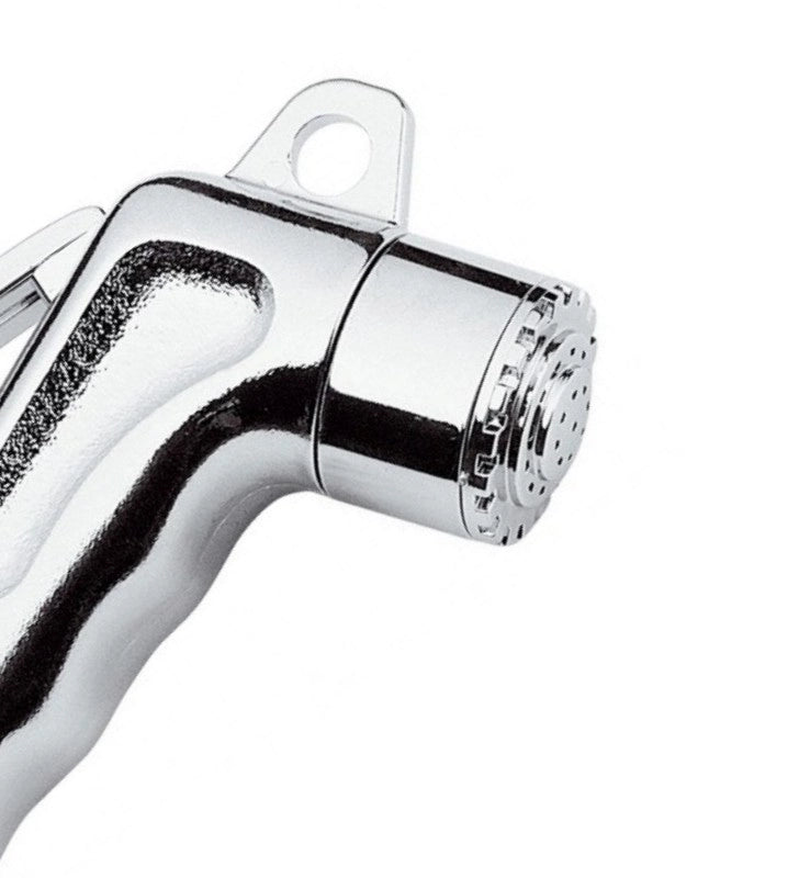 Doccetta bidet a pulsante cromato