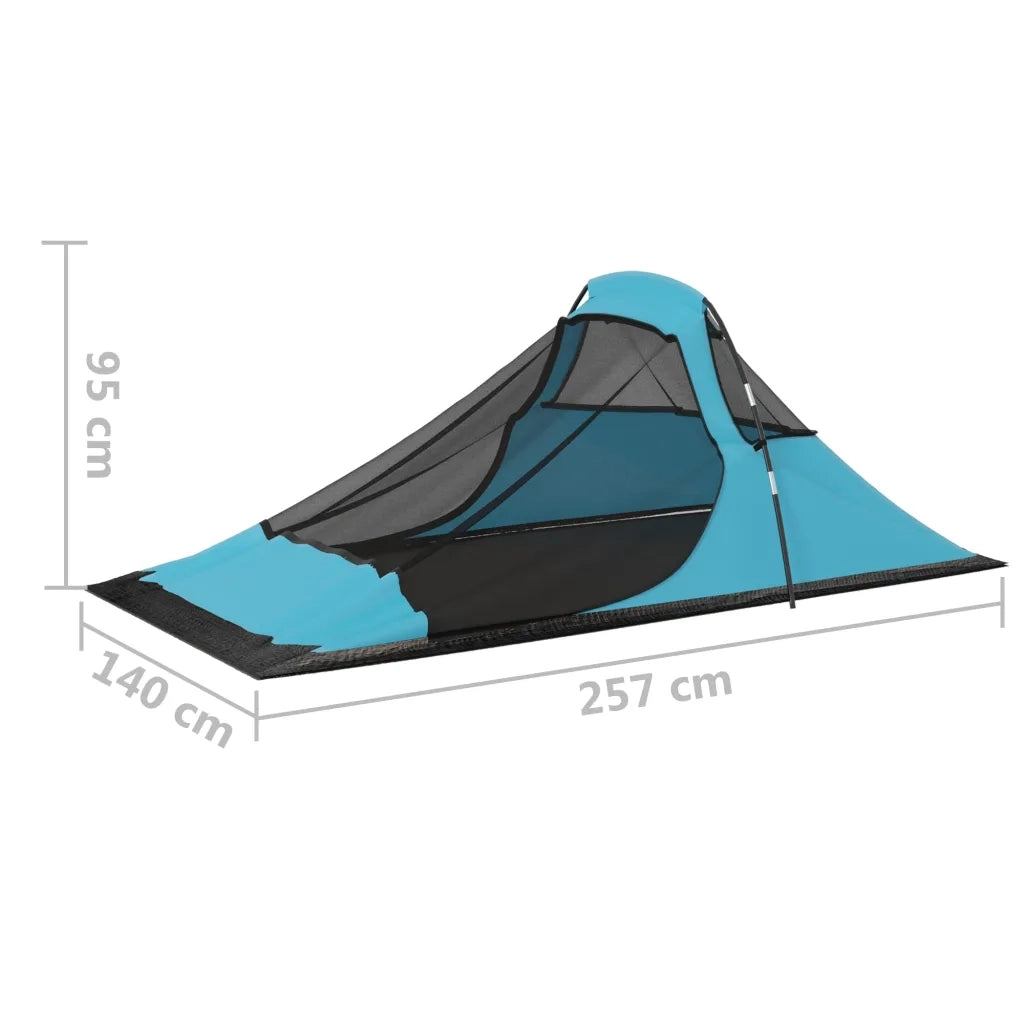 Tenda da Campeggio 317x240x100 cm Blu 93072