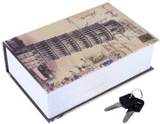 Cassetta di sicurezza in forma di libreria - Scatola chiusura per denaro - Cassetta decorativa - 2 Chiavi - Materiale di alta qualità - 18 x 11,5 x 5,5 cm - Cassetta di sicurezza