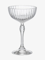 Set 4 Calici america 20s in vetro cocktail coupe Vintage bormioli