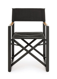 Set 2 Sedie Pieghevoli da Regista 51x54x86 cm in Alluminio Lagun Antracite