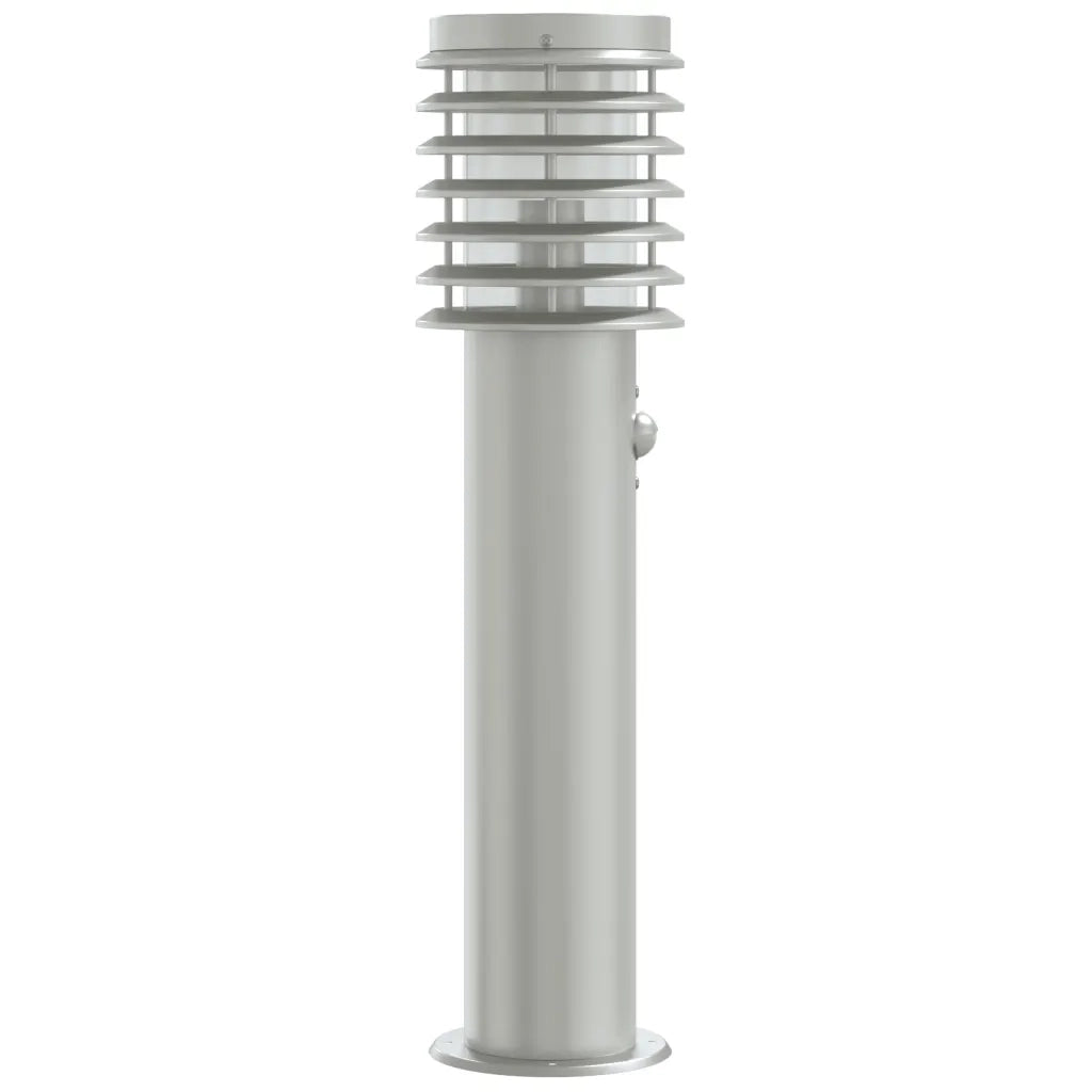 Lampada da Terra per Esterni Sensore Argento 60 cm in Acciaio CFW5510954