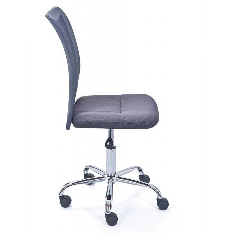 Sedia ufficio Grigio Inter Link con ruote regolabile in altezza Dim. 43x56x88-98h