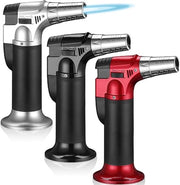 Tre pezzi - bruciatori a gas con chiusura di sicurezza, riutilizzabili - bruciatore per crème brulée e grigliata per camper, bruciatore a gas per solderatura.