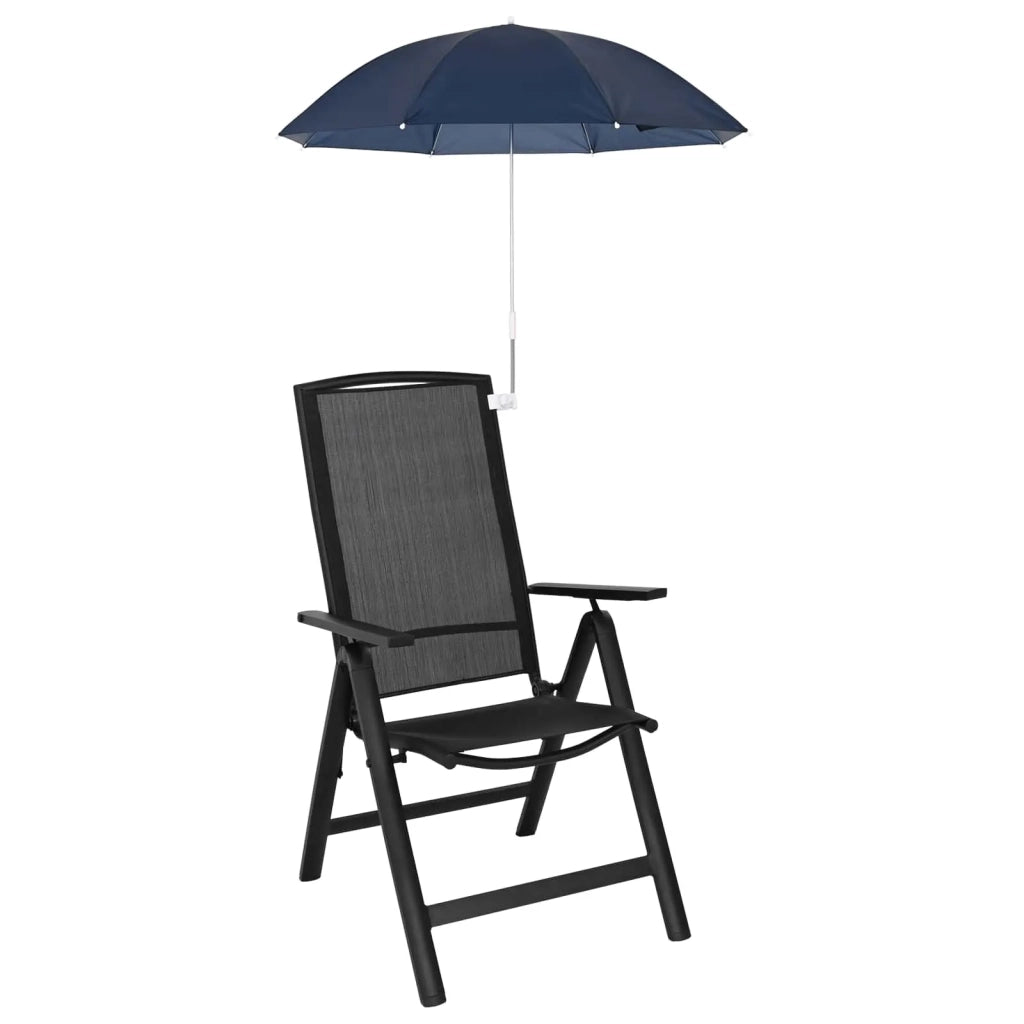 Ombrello con morsetto 2 pcs Blu navy Ø 105 x 86 cm 42041279
