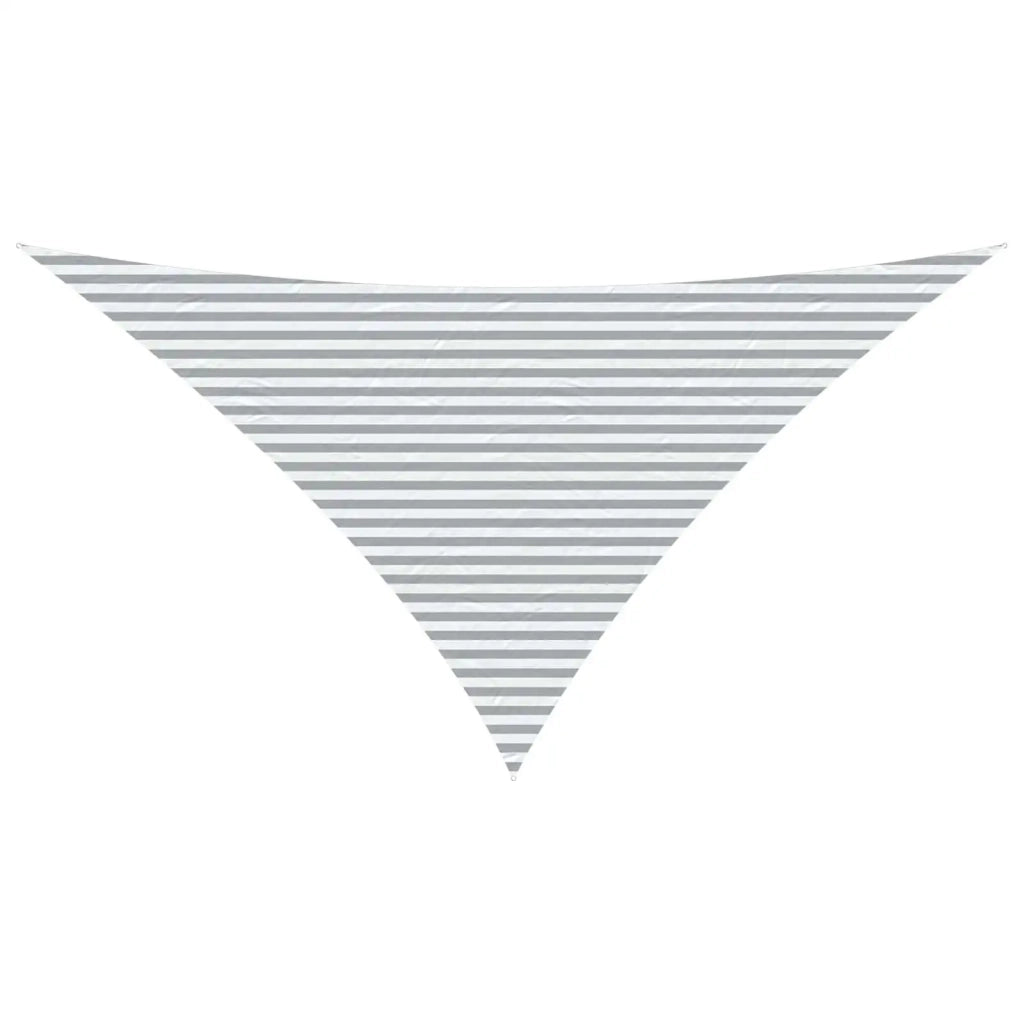 Vela da ombra solare Grigio chiaro e bianco 7 x 5 x 5 m