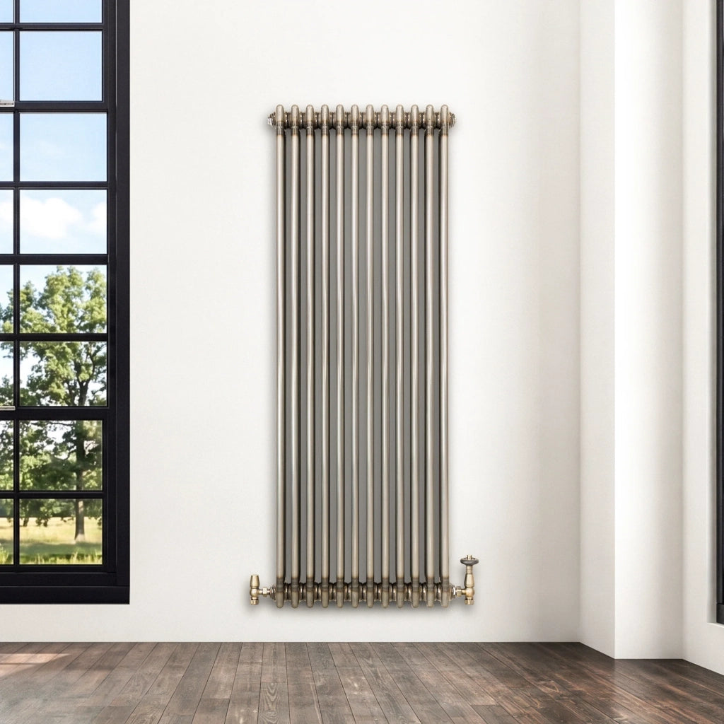 Radiatore 3 Colonne Verticale Metallo Grezzo 1500 x 560 mm TRV