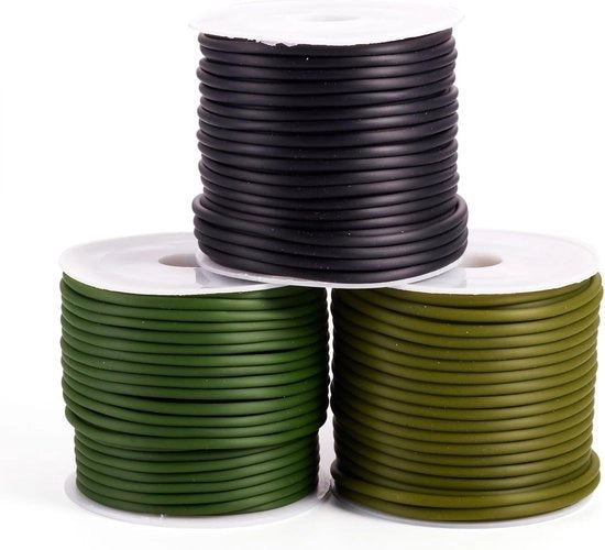 Pompa di gomma in acciaio inox per tubi 30 m, cordoni 2 mm, fermagli per cordoni, tubo cappuccio, cordone con foro 1 mm per bracciale, per ricamo, per gioielleria.