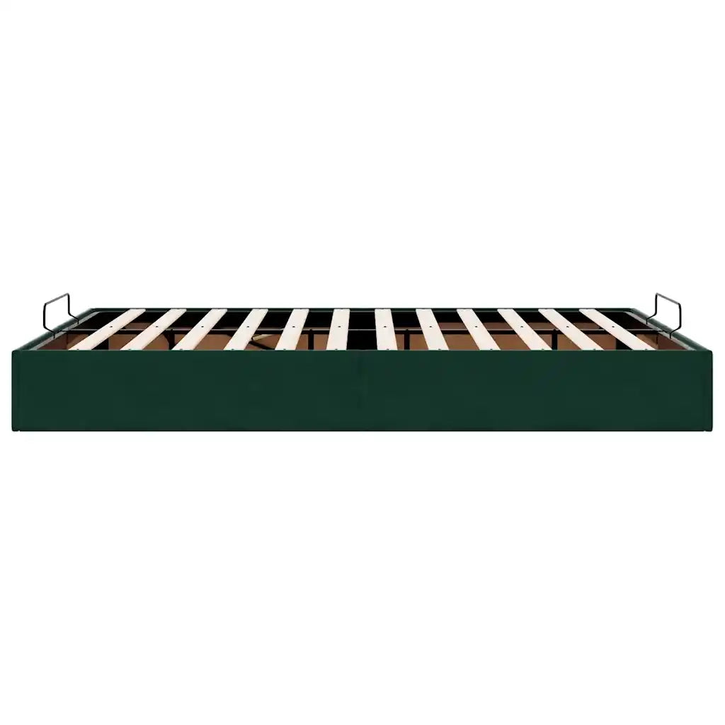 Struttura Letto Pouf senza Materasso 140x190 cm in Velluto