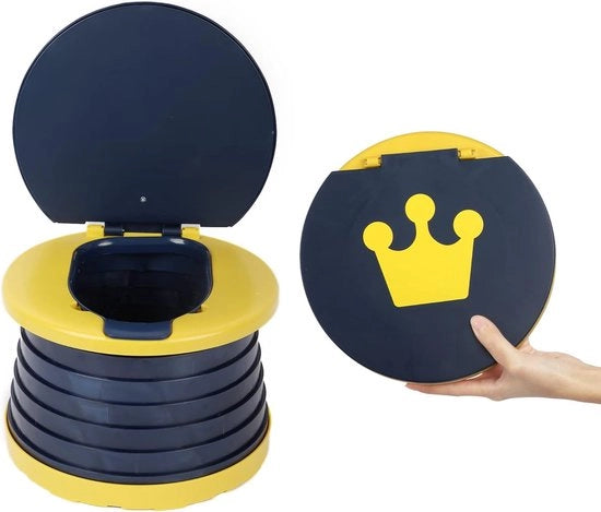 Potty per Bambino, Sedile per l'Apprendimento, 2 in 1 Sedile per l'Apprendimento Portatile, Potty per l'Apprendimento, Sedile per l'Apprendimento Portatile, Sedile per l'Apprendimento per Bambini (Blu)
