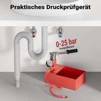 Pompa di riempimento e collaudo 25 bar per impianto solare riscaldamento acqua