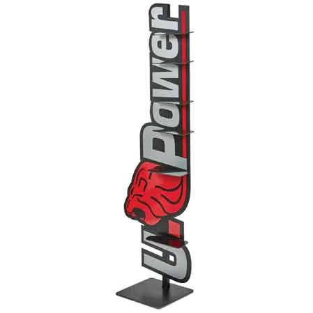 ESPOSITORE DA TERRA PER SCARPE VUOTO UPOWER 6 Posti - 45x35x160h cm - UPOWER