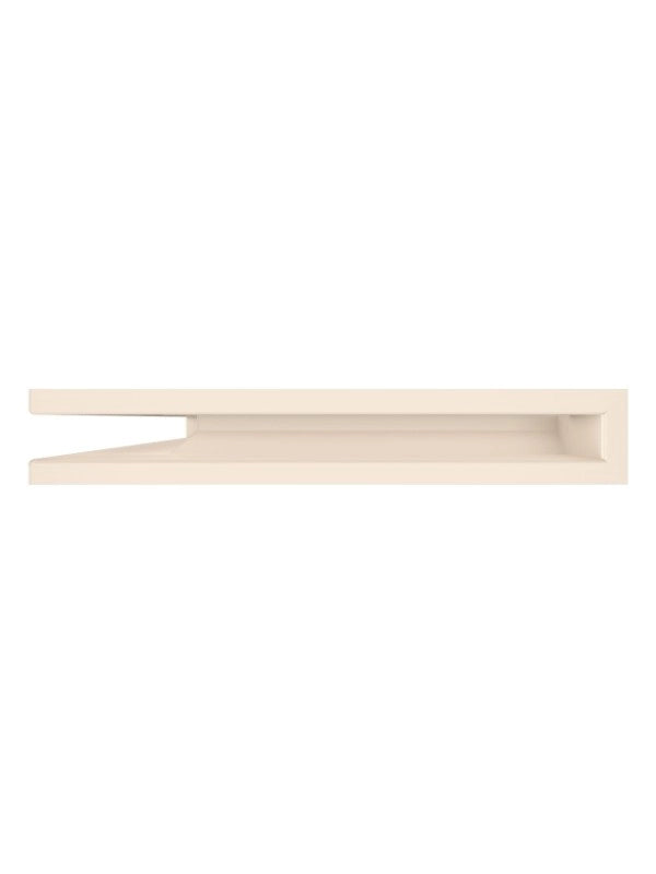 Griglia di ventilazione Angolare per camino 60x600x400 - Loft Angle sinistra crema