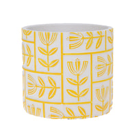 Set 6 Contenitori Decorativo Disegno Rilievo Ø 11 H 10 cm