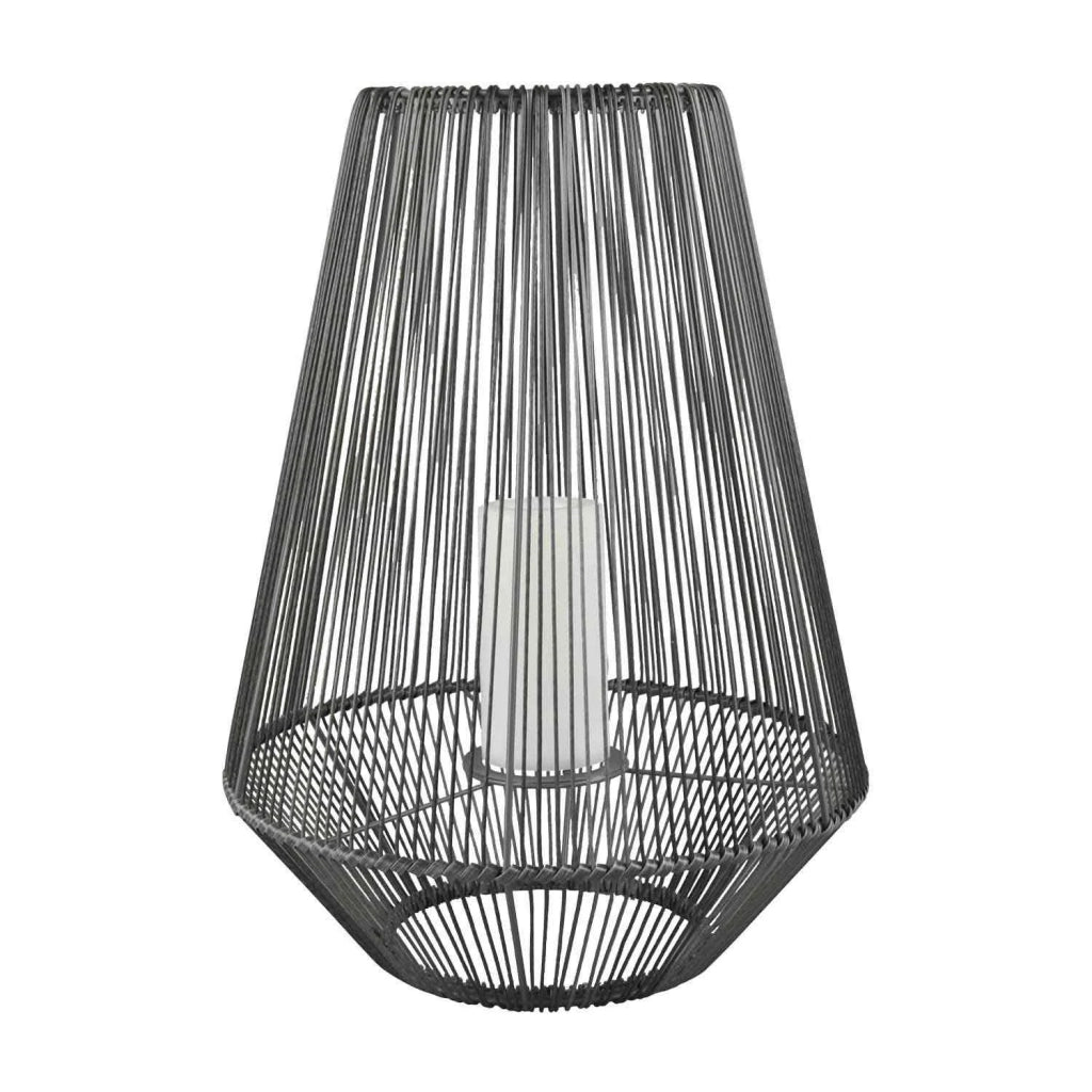 LÚZETE - LANTERNA SOLARE SMD LED 2 W 51 CM NERO RIVER
