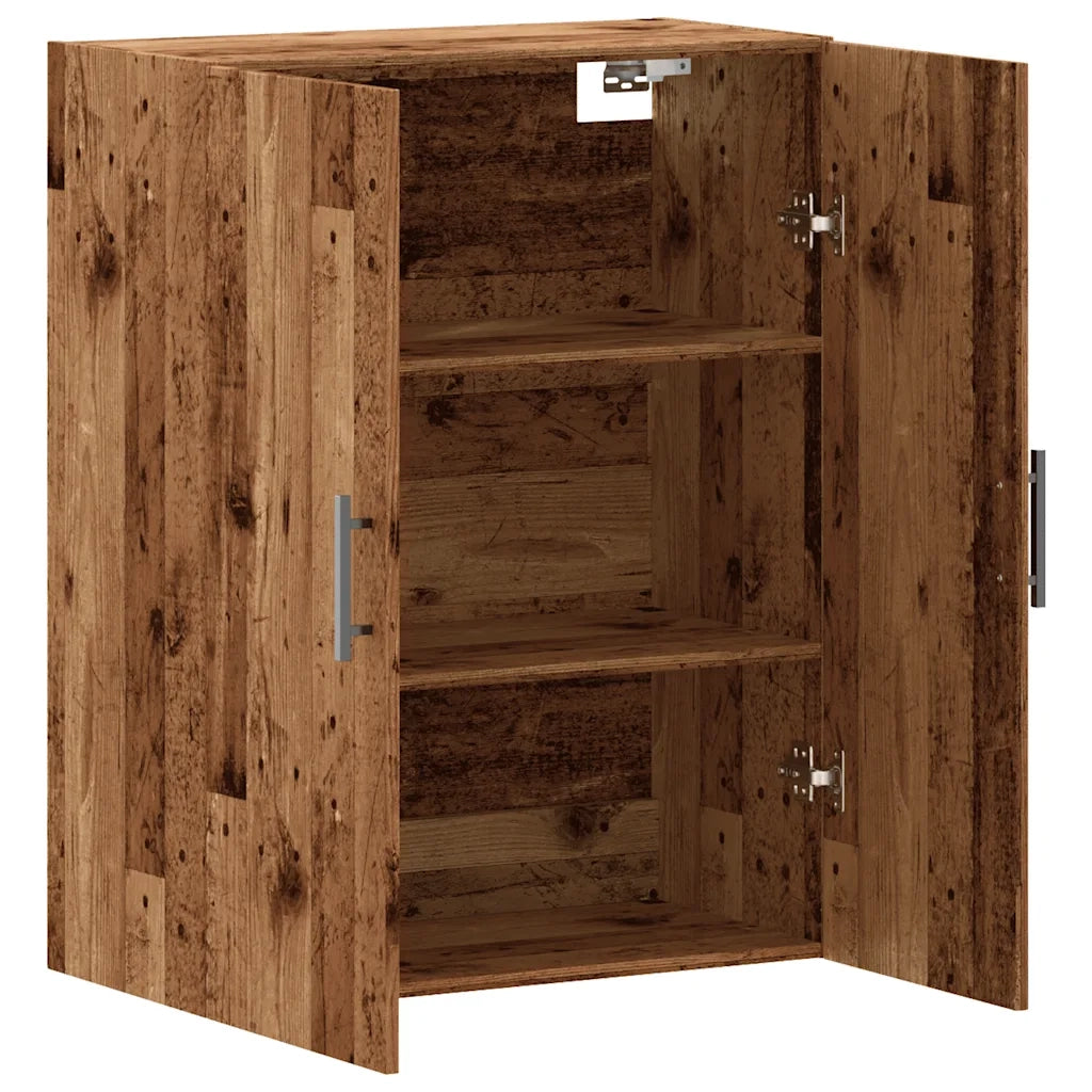 Mobile a Parete Legno Antico 69,5x34x90 cm